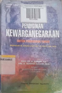 Image of Pendidikan kewarganegaraan untuk perguruan tinggi