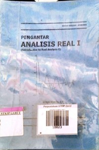 Image of Pengantar Analisis Real I