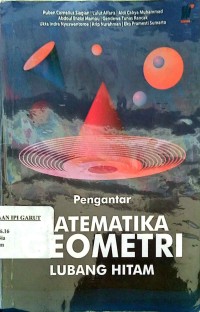 Image of Pengantar Matematika Geometri Lubang Hitam