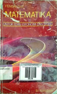 Image of Pengantar Matematika untuk Ilmu Ekonomi dan Bisnis