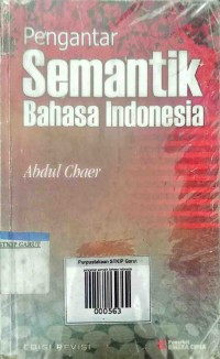 Image of Pengantar Semantik Bahasa Indonesia
