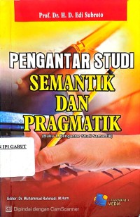 Pengantar Studi Semantik dan Pragmatik