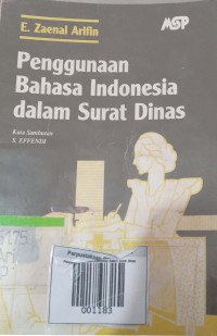 Image of Penggunaan Bahasa Indonesia Dalam Surat Dinas