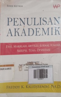 Image of Penulisan Akademik