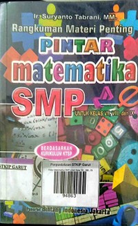 Image of Pintar Matematika SMP Untuk Kelas VII