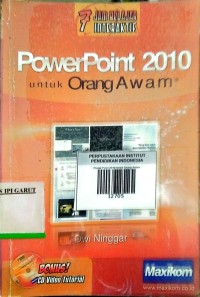 Image of Power Point 2010 untuk Orang Awam