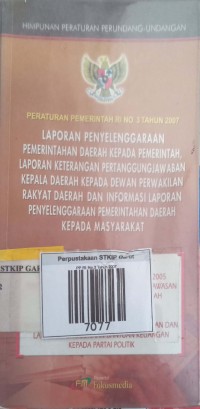Image of PP RI No.3 Tahun 2007