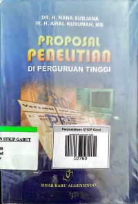 Image of Proposal Penelitian di Perguruan Tinggi
