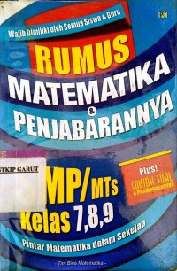 Image of Rumus Matematika dan Penjabarannya