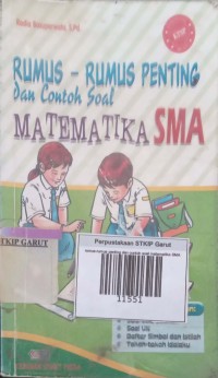 Image of Rumus-Rumus Penting Dan Contoh Soal Matematika SMA