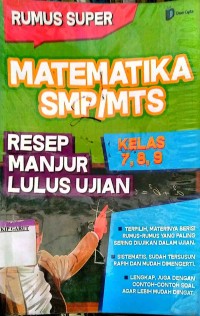 Image of Rumus Super Matematika SMP/MTS Kelas 7, 8, 9