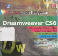 Image of Seri 30 Menit Menguasai Adobe Dreamweaver CS6