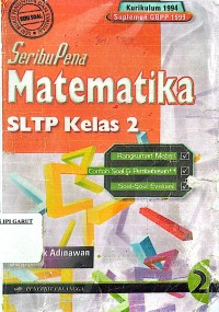 Image of Seribu Pena Matematika SLTP Kelas 2