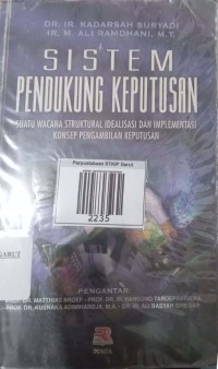 Image of Sistem Pendukung Keputusan
