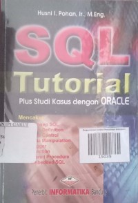 Image of SQL Tutorial Plus Studi Kasus dengan Oracle