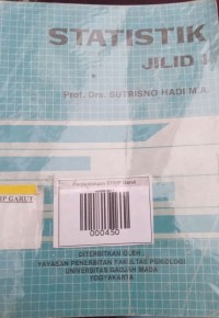 Image of STATISTIK JILID I