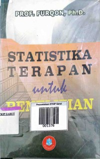 Image of STATISTIKA TERAPAN Untuk PENELITIAN