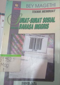 Image of Surat -Surat Sosial Dalam Bahasa Inggris