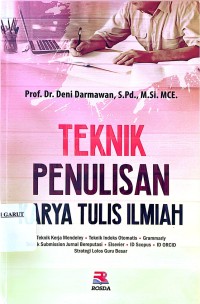 Image of Teknik Penulisan Karya Tulis Ilmiah