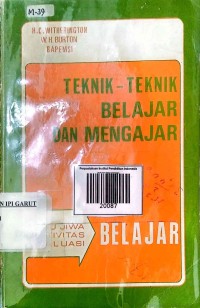 Image of Teknik-Teknik Belajar dan Mengajar