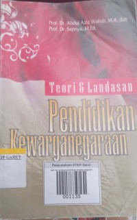 Image of teori dan landasan pendidikan kewarga negaraan