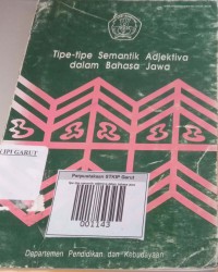 Image of Tipe-Tipe Semantik Adjektiva dalam Bahasa Jawa