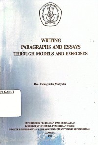 Image of Writing Paragraphs and Essays Through Models and Exercises